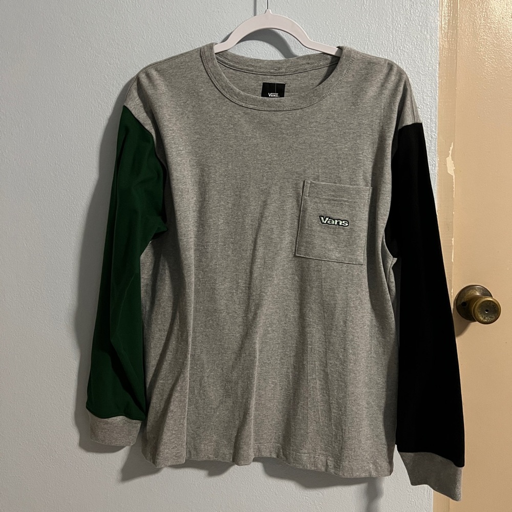 STAUFFER COLORBLOCK LONG SLEEVE T-SHIRT - VANS